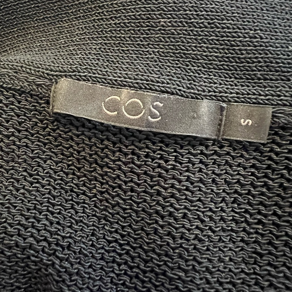 COS Drawstring Overlay Cardigan - Small - Picture 5 of 6